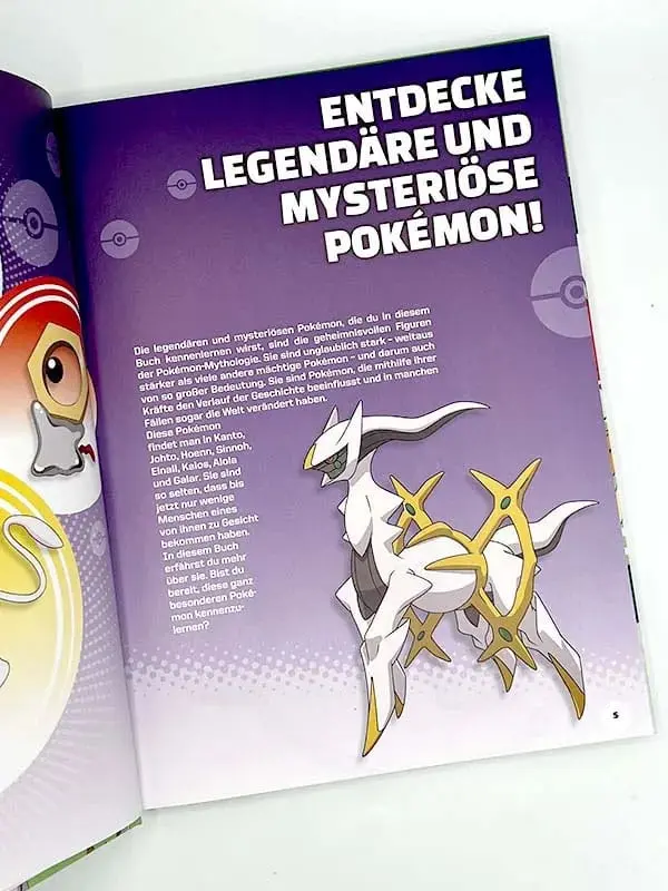 Pokémon Kniha Legendär und mysteriös *German Version* produktová fotografia