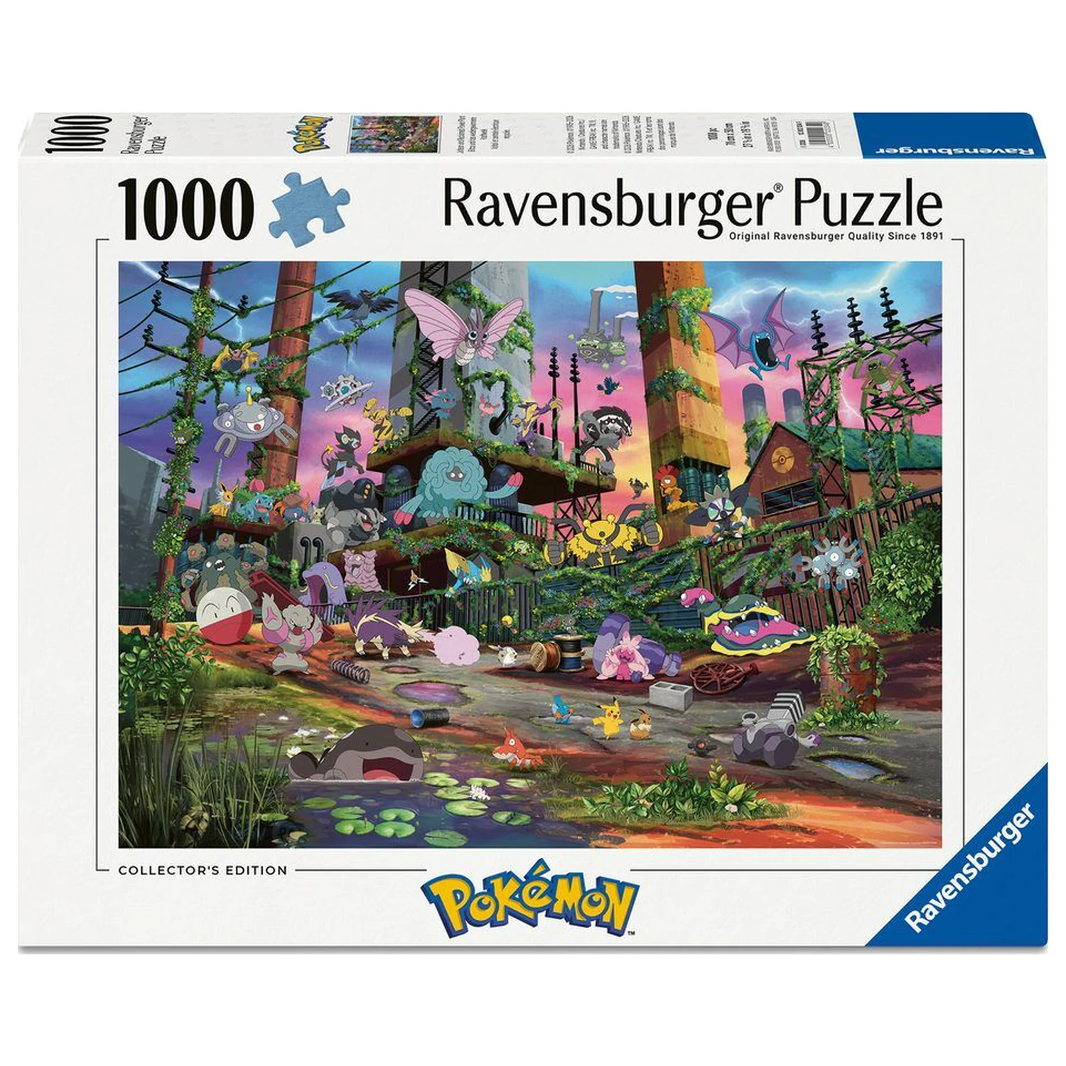 Pokemon Breakout 2 Jolteon a puzzle Opuštěná elektráreň 1000 ks produktová fotografia