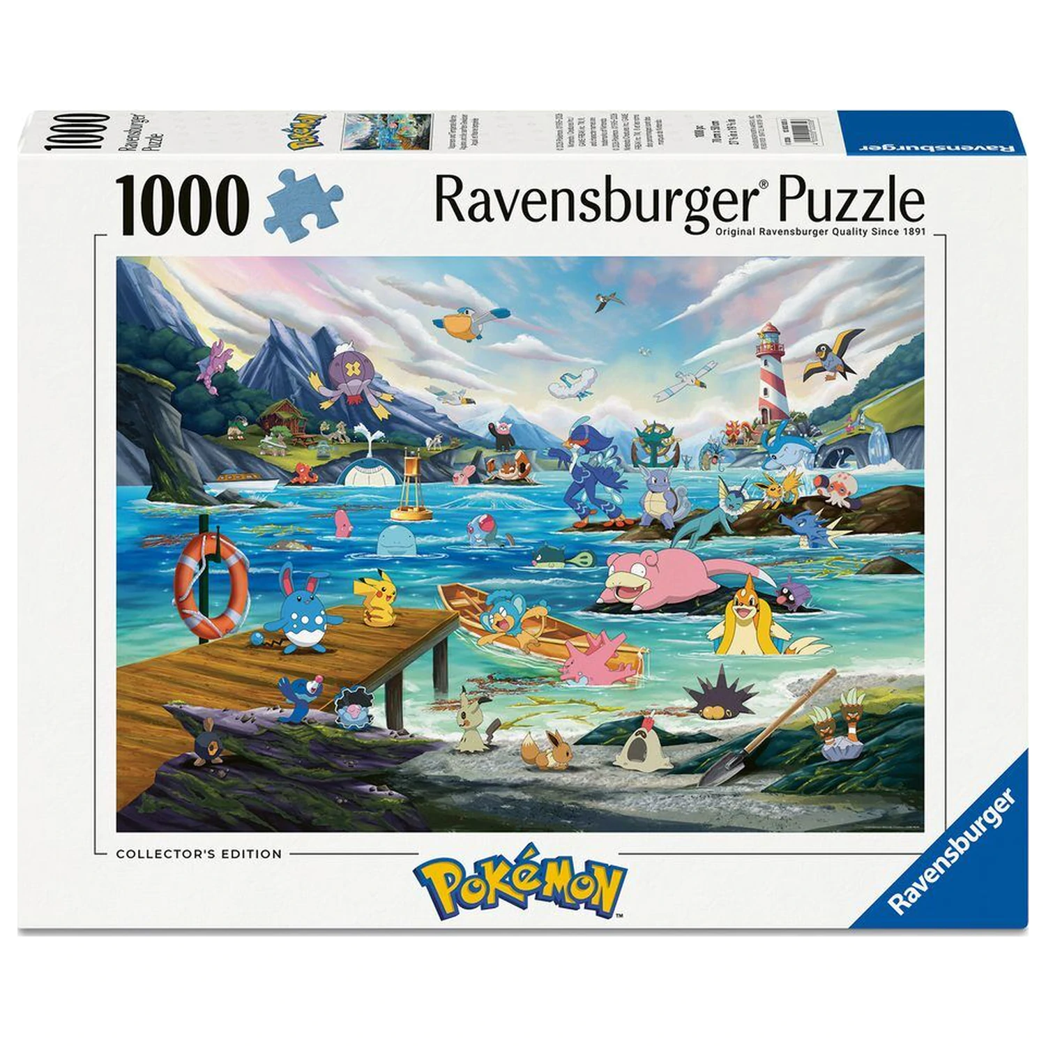Pokemon Breakout 3 Vaporeon and the Warm Sea puzzle 1000 ks produktová fotografia