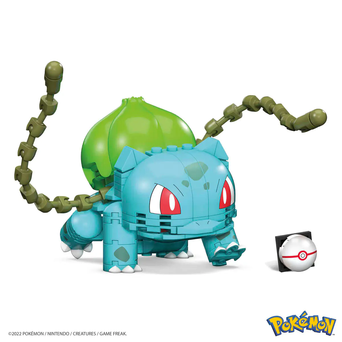 Pokémon Mega Construx Wonder Builders stavebná sada Bulbasaur 10 cm termékfotó