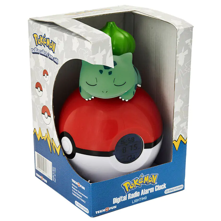 Pokémon Budik Pokeball so Svetlom Bulbasaur 18 cm termékfotó