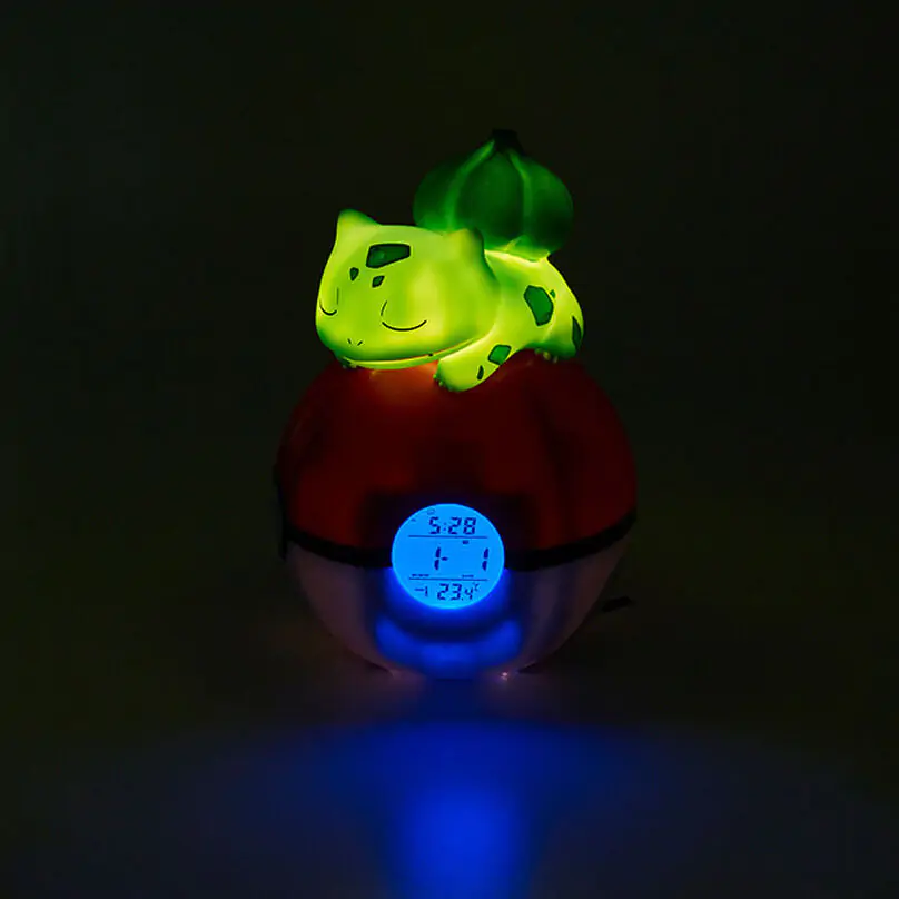 Pokémon Budik Pokeball so Svetlom Bulbasaur 18 cm termékfotó