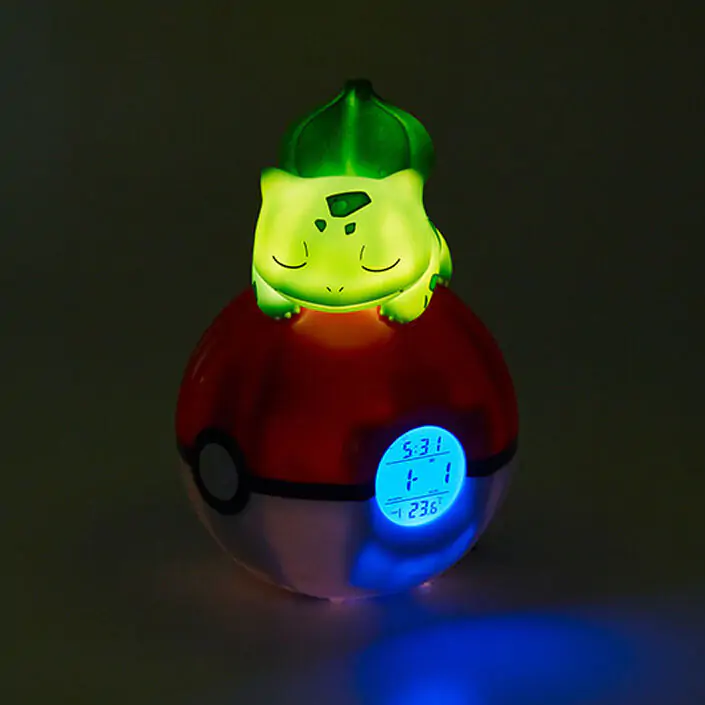 Pokémon Budik Pokeball so Svetlom Bulbasaur 18 cm termékfotó