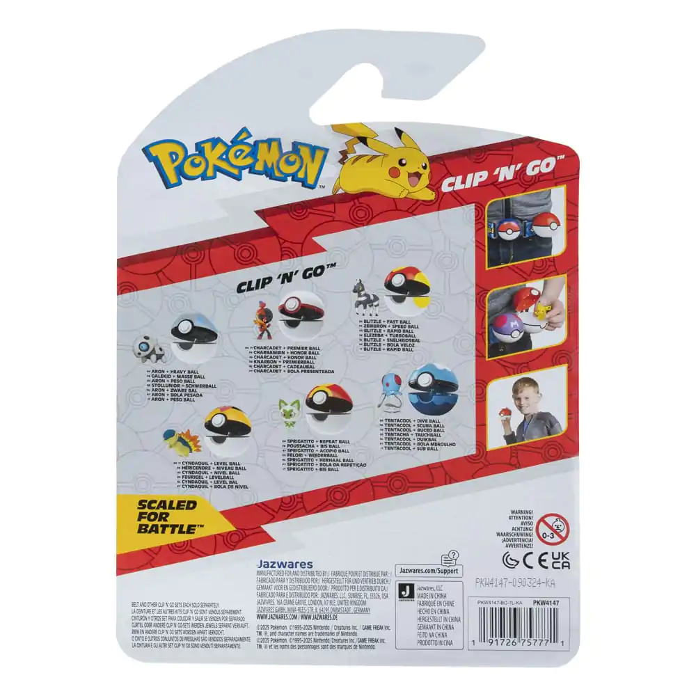 Pokémon Clip'n'Go Poké Loptičky Aron & Heavy Ball produktová fotografia