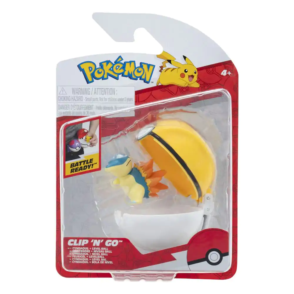 Pokémon Clip'n'Go Poké Balls Cyndaquil & Level Ball produktová fotografia