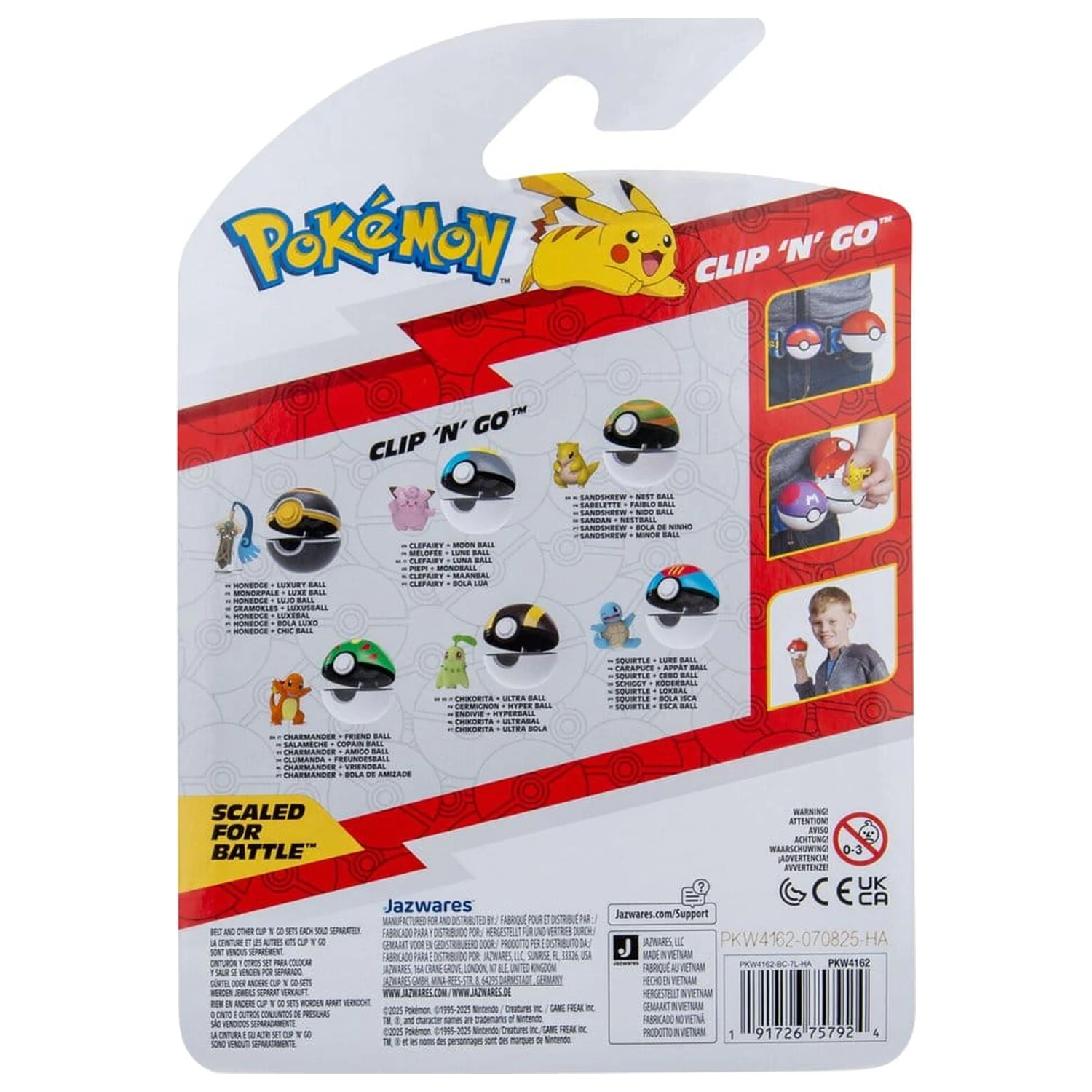 Pokémon Clip 'n' Go Akčná figúrka Charmander & Friend Ball produktová fotografia
