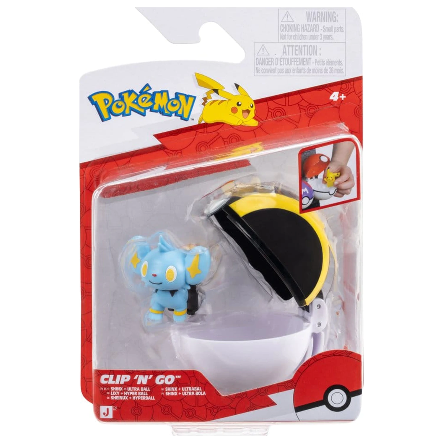 Pokémon Clip 'n' Go Akčná figúrka Shinx & Ultra Ball produktová fotografia
