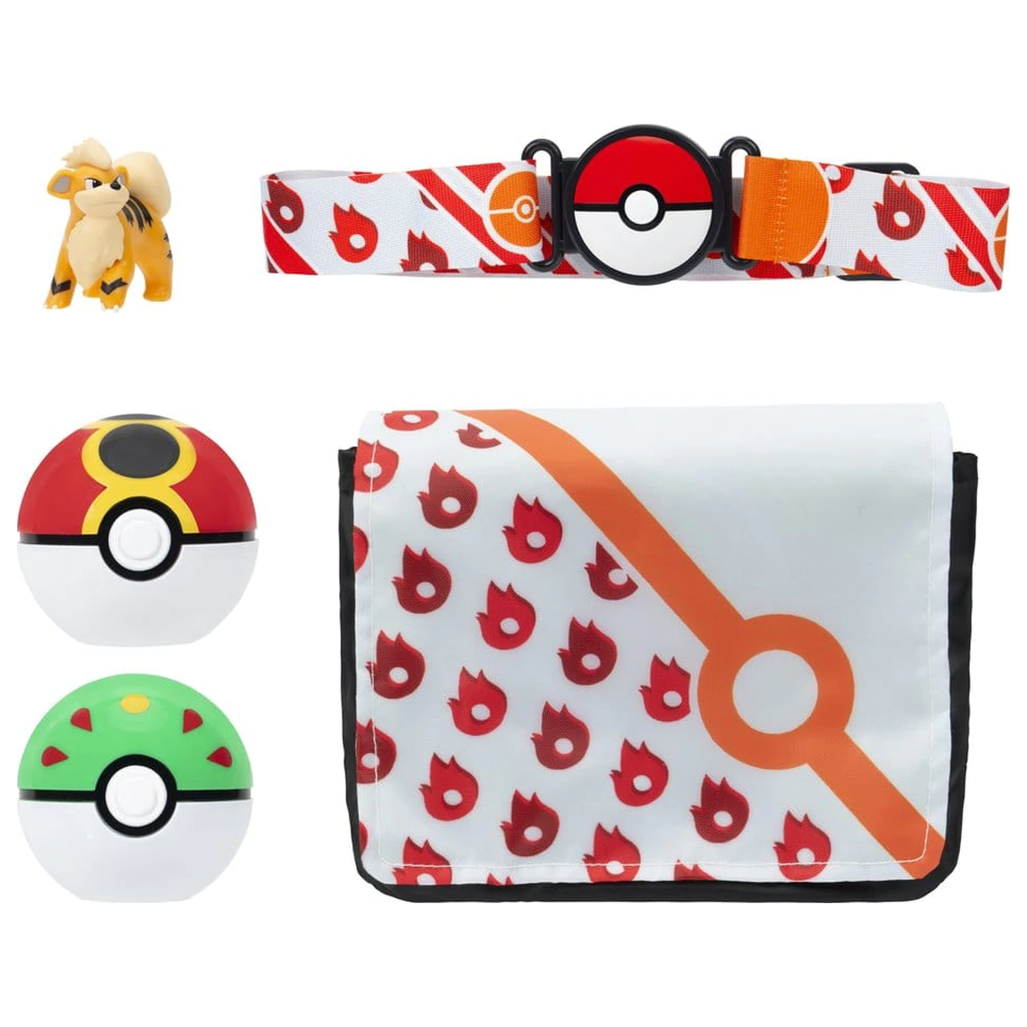 Pokémon Clip 'n' Go Bandolier Set Growlithe produktová fotografia