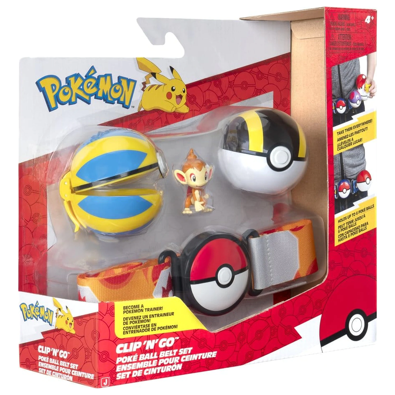 Pokémon Clip 'n' Go Súprava opasku Chimchar produktová fotografia