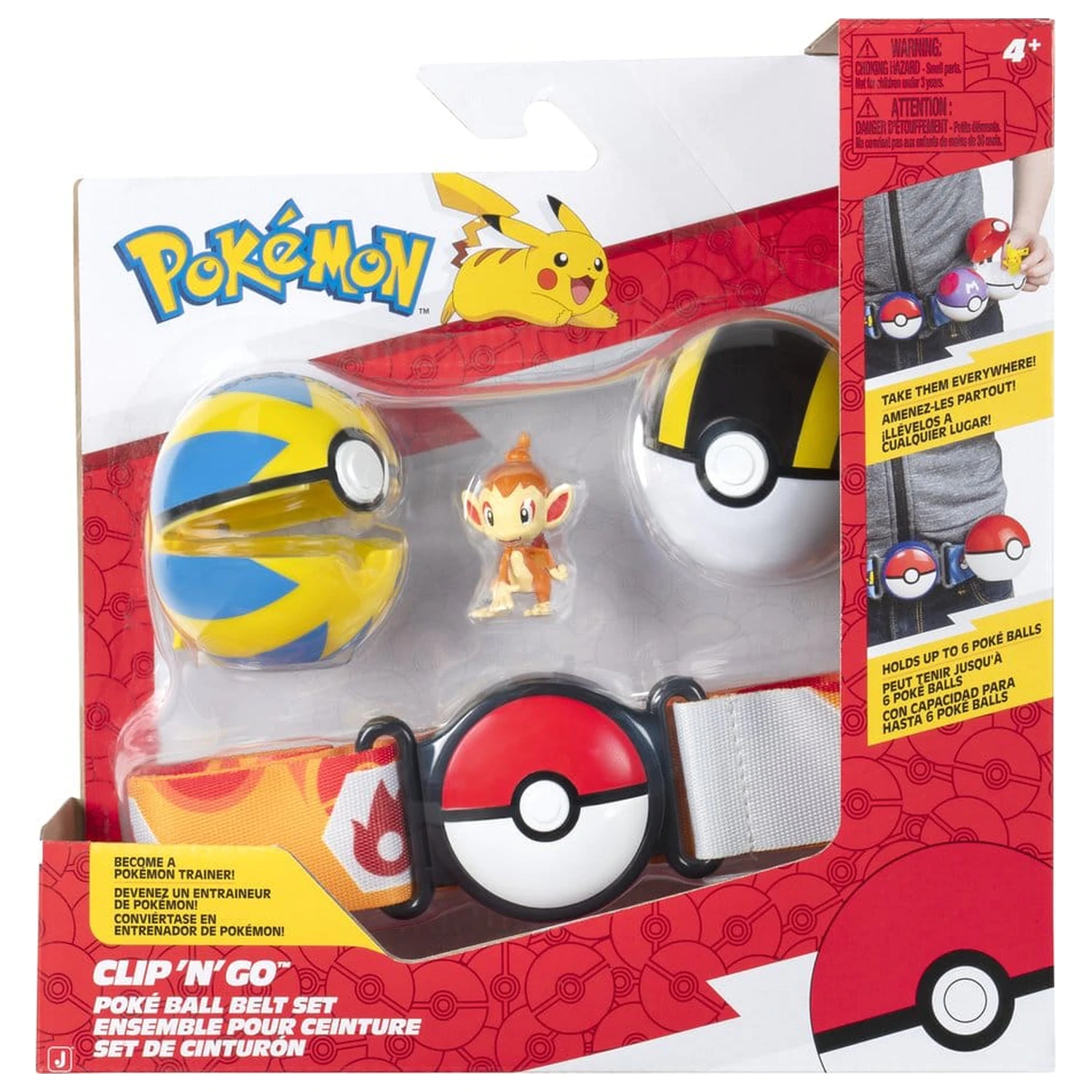 Pokémon Clip 'n' Go Súprava opasku Chimchar produktová fotografia