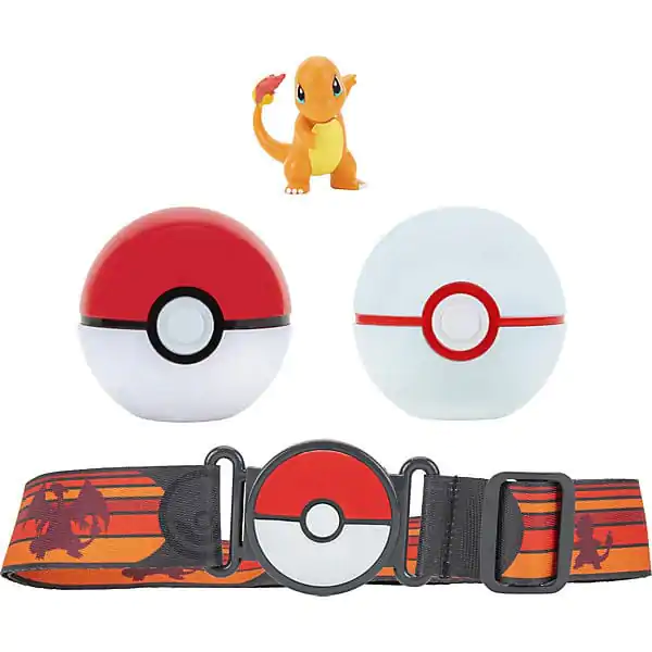 Pokémon Clip'n'Go Poké Ball opasková súprava Poké Ball, Luxury Ball & Charmander produktová fotografia