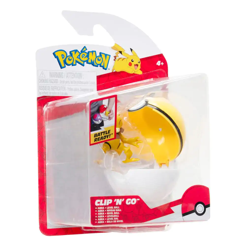 Pokémon Clip'n'Go Poké Balls Abra & Level Ball produktová fotografia