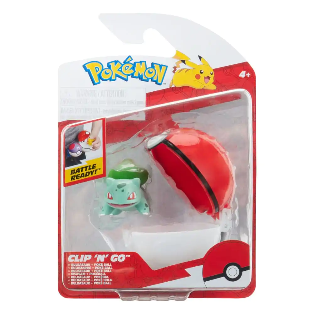Pokémon Clip'n'Go Poké Balls Bulbasaur #1 & Poké Ball produktová fotografia