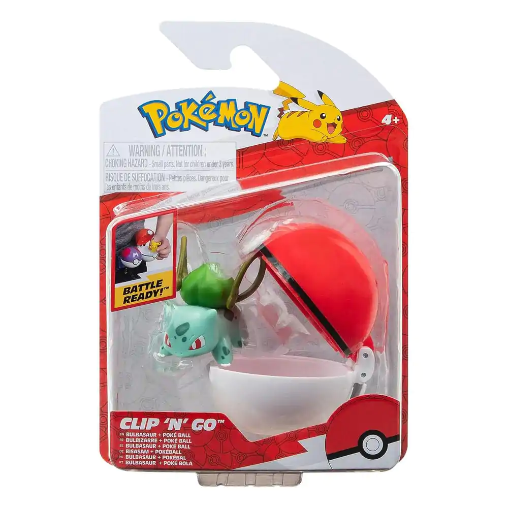 Pokémon Clip'n'Go Poké loptičky Bulbasaur a Poké lopta produktová fotografia