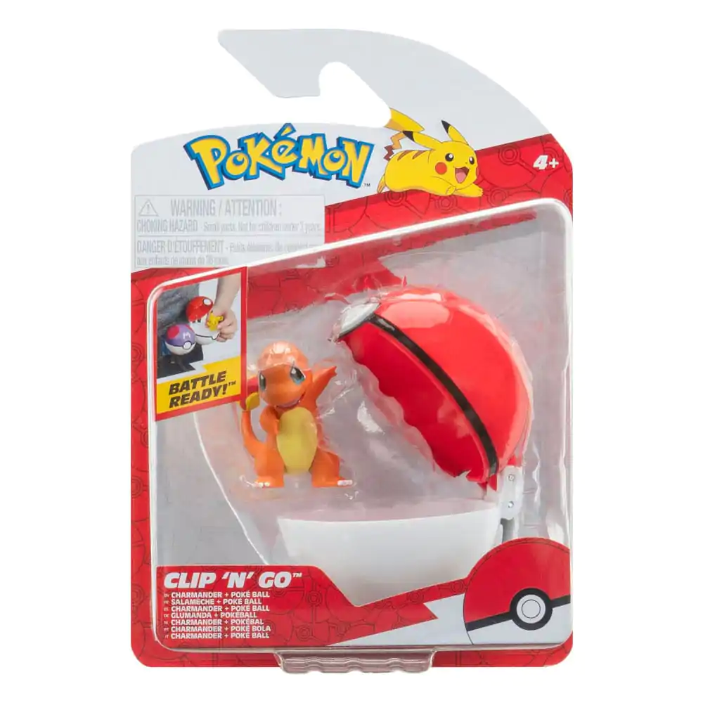 Pokémon Clip'n'Go Poké Balls Charmander #1 & Poké Ball produktová fotografia