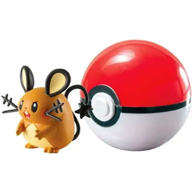 Pokémon Clip'n'Go Poké Balls Dedenne & Poké Ball produktová fotografia