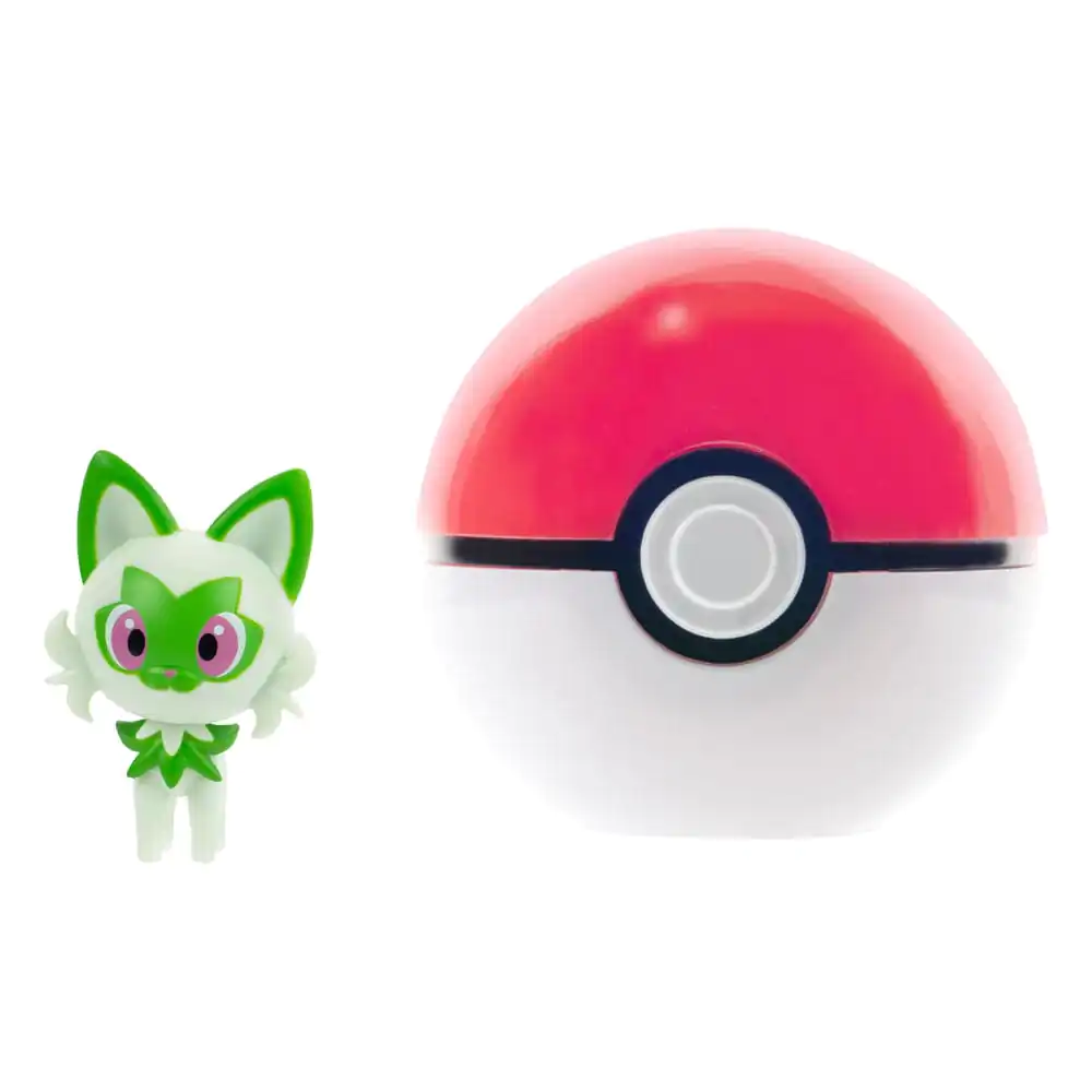 Pokémon Clip'n'Go Poké Balls Sprigatito s Poké Ball produktová fotografia
