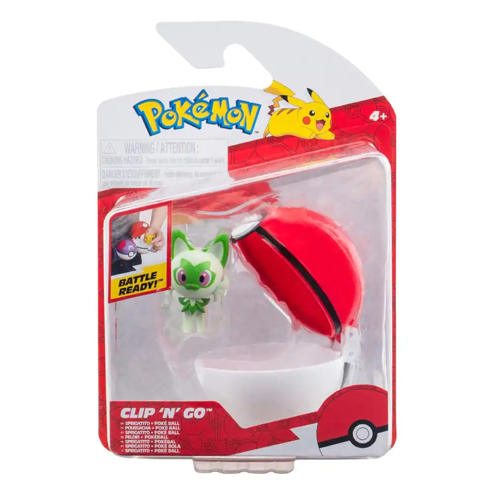 Pokémon Clip'n'Go Poké Balls Sprigatito s Poké Ball produktová fotografia