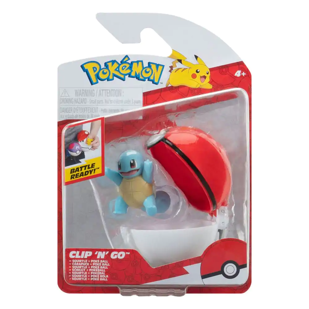 Pokémon Clip'n'Go Poké Balls Squirtle #3 & Poké Lopta produktová fotografia