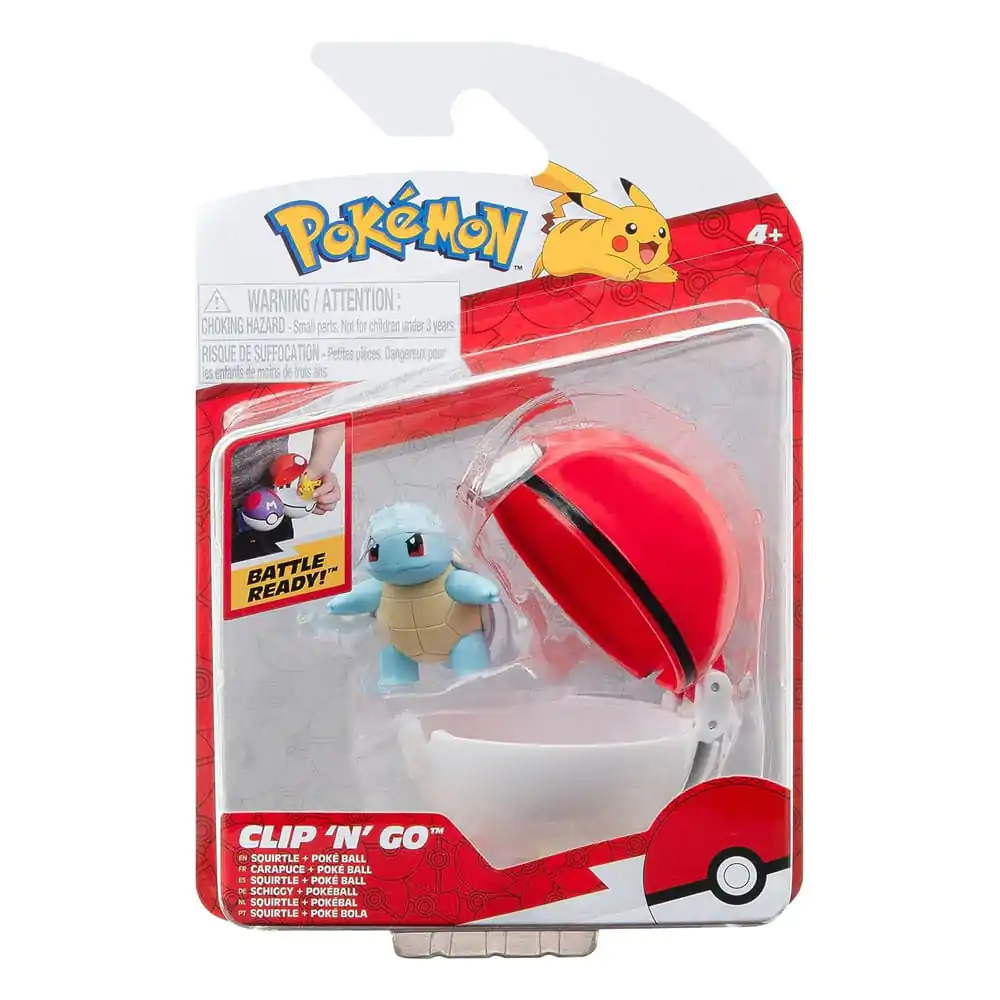 Pokémon Clip'n'Go Poké Loptičky Squirtle & Poké Lopta produktová fotografia