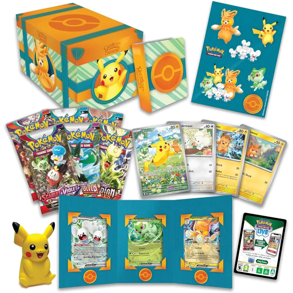 English Pokemon Collector Chest Padela Adventure kartová hra kufrík produktová fotografia