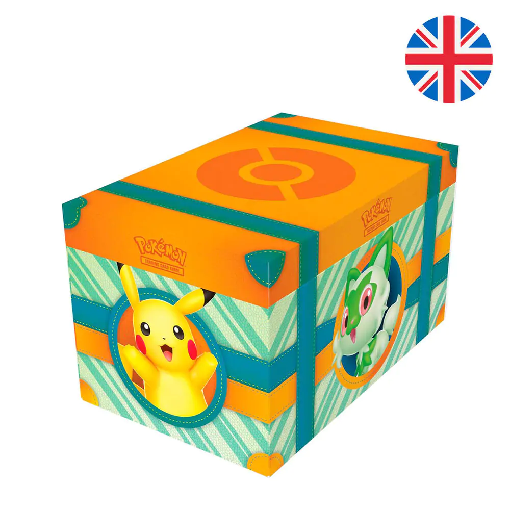 English Pokemon Collector Chest Padela Adventure kartová hra kufrík produktová fotografia