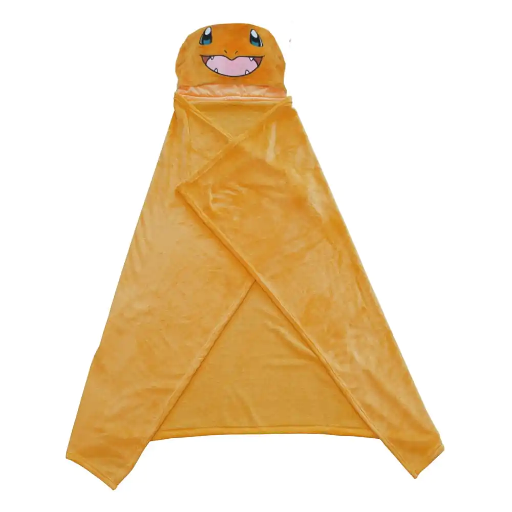 Pokémon Coral Mikina deka s kapucňou Charmander 120 x 150 cm produktová fotografia