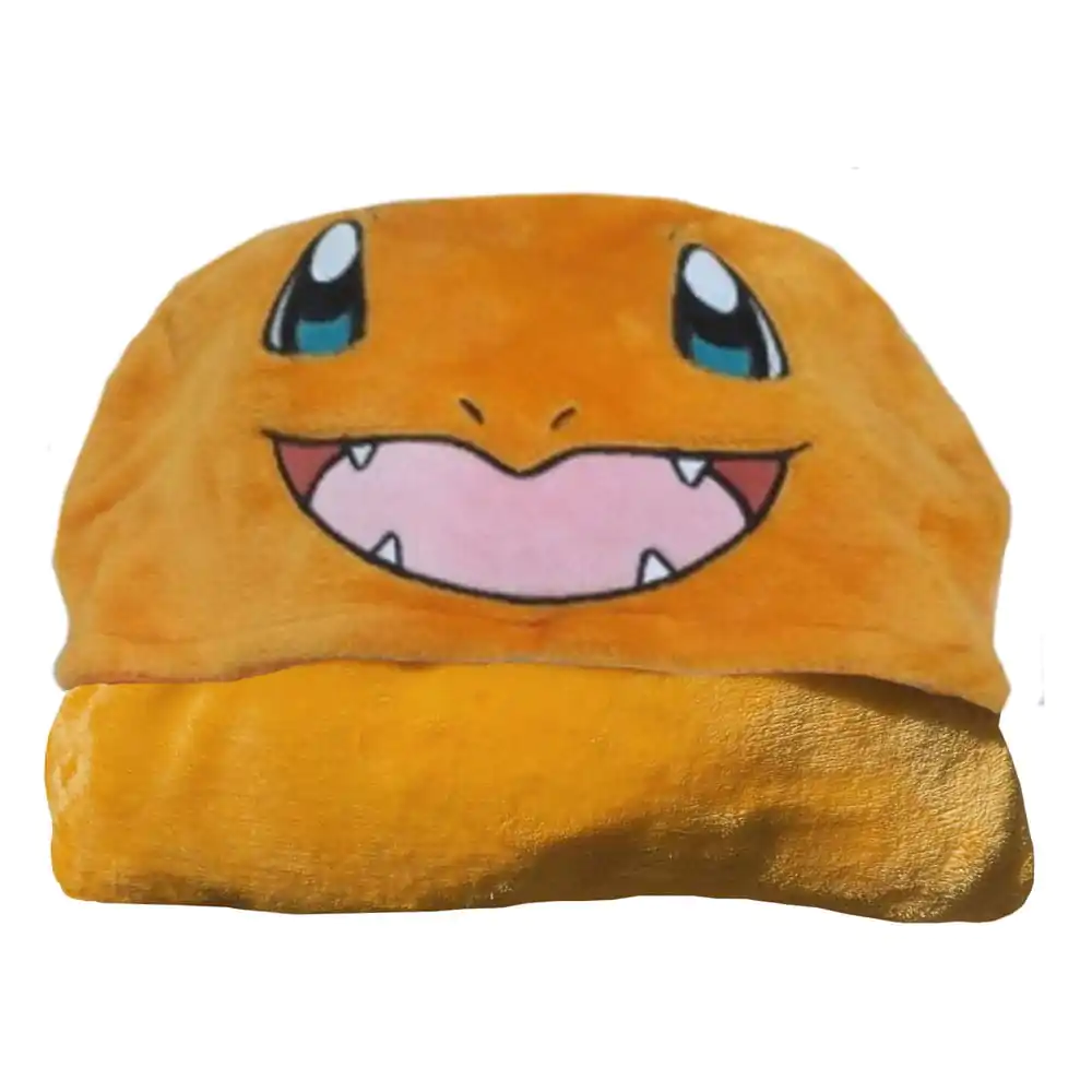 Pokémon Coral Mikina deka s kapucňou Charmander 120 x 150 cm produktová fotografia