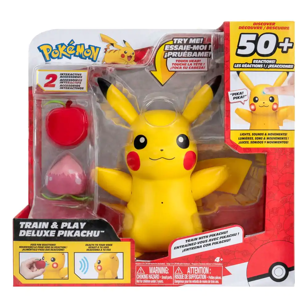 Pokémon Interaktívna Deluxe Akčná Figúrka My Partner Pikachu 11 cm produktová fotografia
