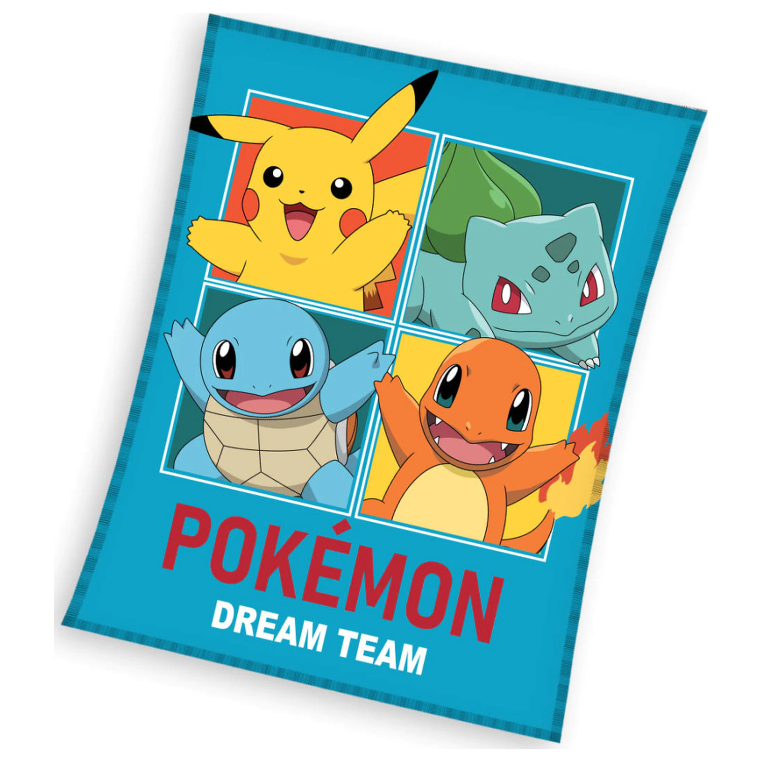 Pokémon Dream Team flísová deka produktová fotografia