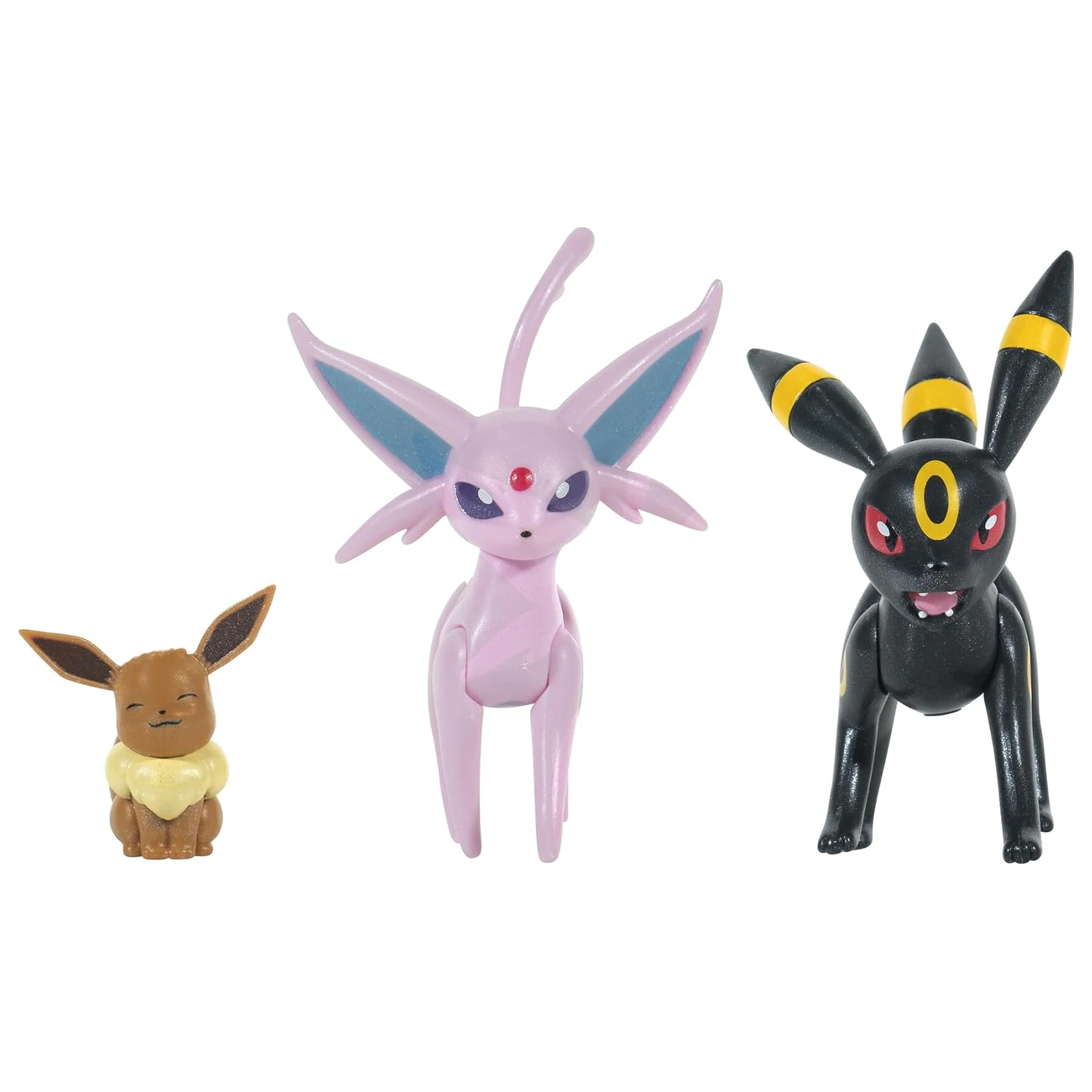 Pokémon Eevee, Espeon & Umbreon Multipack špeciálna povrchová úprava sada figúrok produktová fotografia