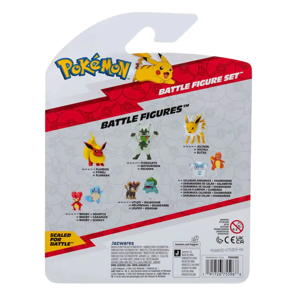 Pokémon First Partner Battle Figure Set Figúrky 3-balenie Magby, Pikachu & Gastly produktová fotografia