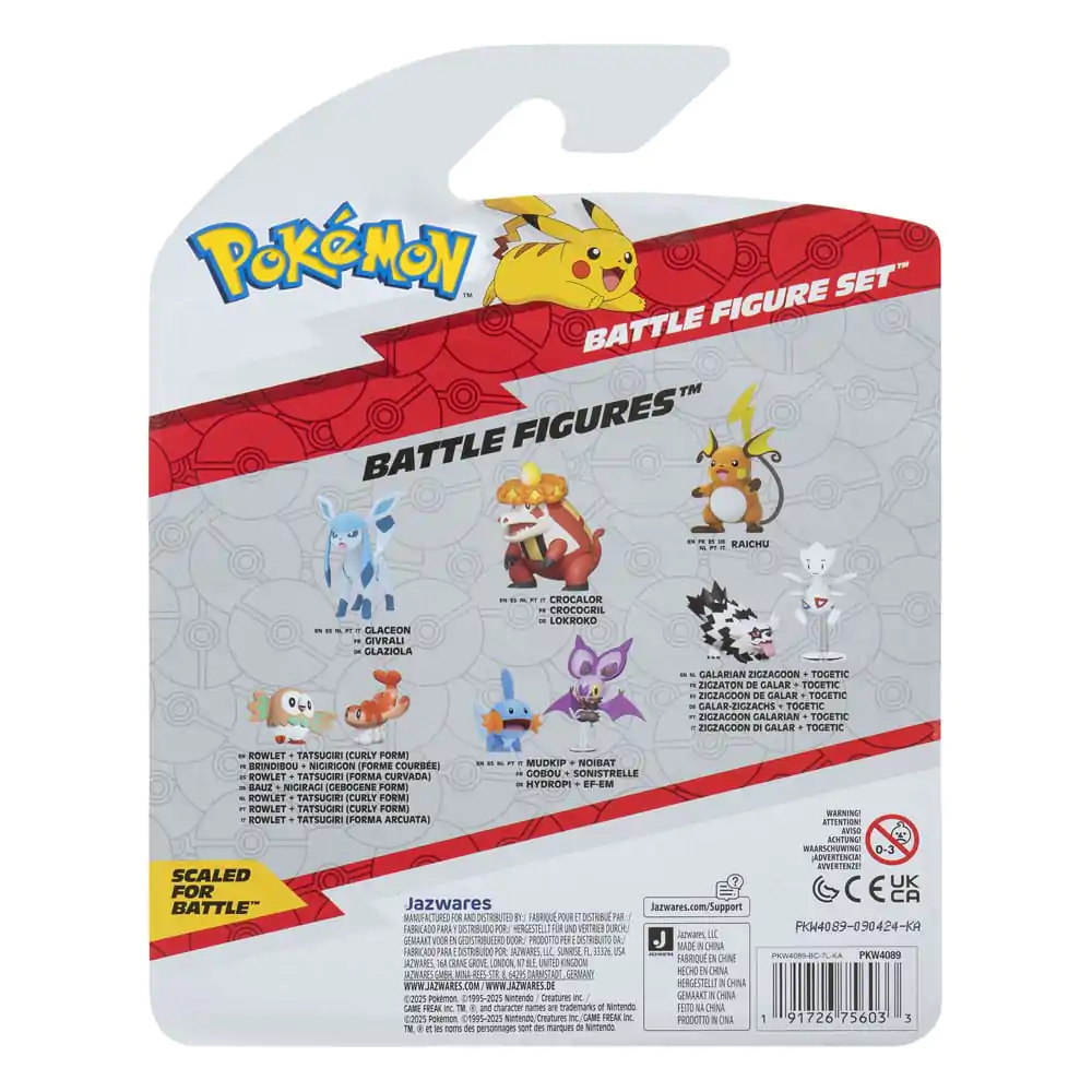 Pokémon First Partner Battle figúrka Set figúrok 3-Pack Torkoal, Axew & Frogadier produktová fotografia