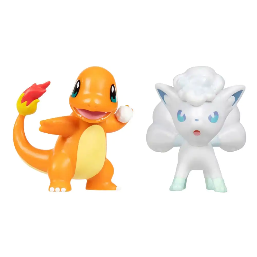 Pokémon First Partner Battle Figúrky Sada Figúrok 2-balenie Holiday Charmander #2 & Alolan Vulpix produktová fotografia