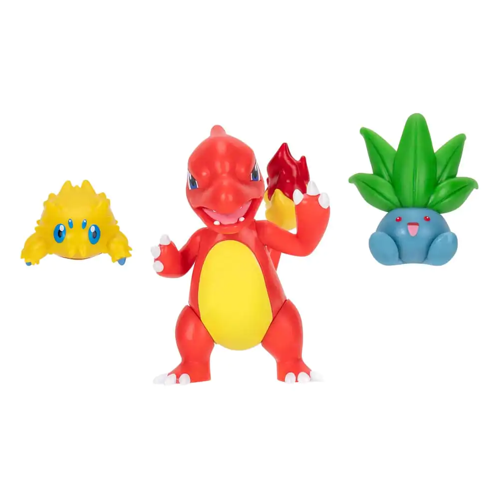 Pokémon First Partner Battle Figúrky Sada Figúrok 3-balenie Joltik, Oddish, Charmeleon produktová fotografia