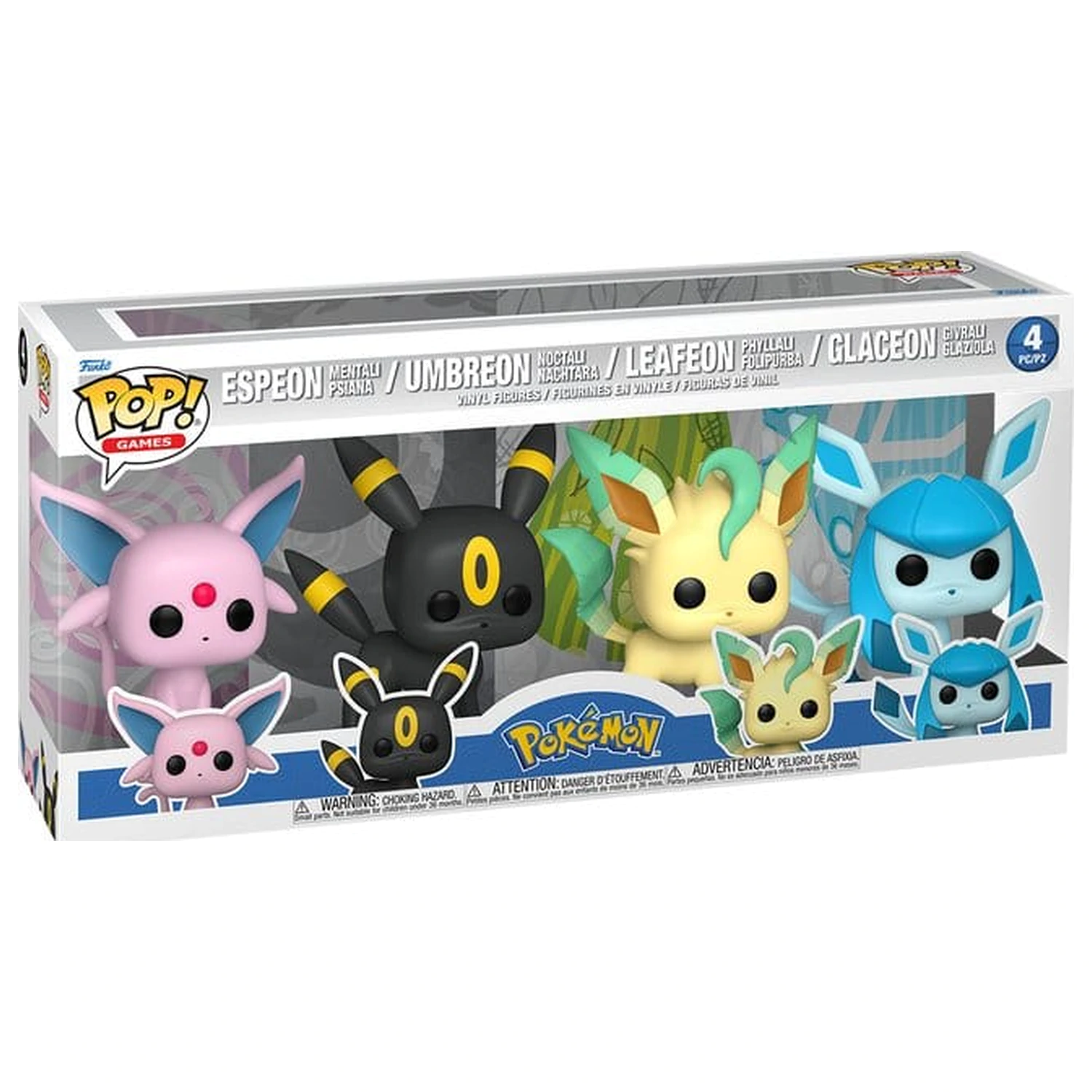 Pokemon Funko POP! Vinylová figúrka 4-balenie Eeveelutions #2 Balenie 9 cm produktová fotografia