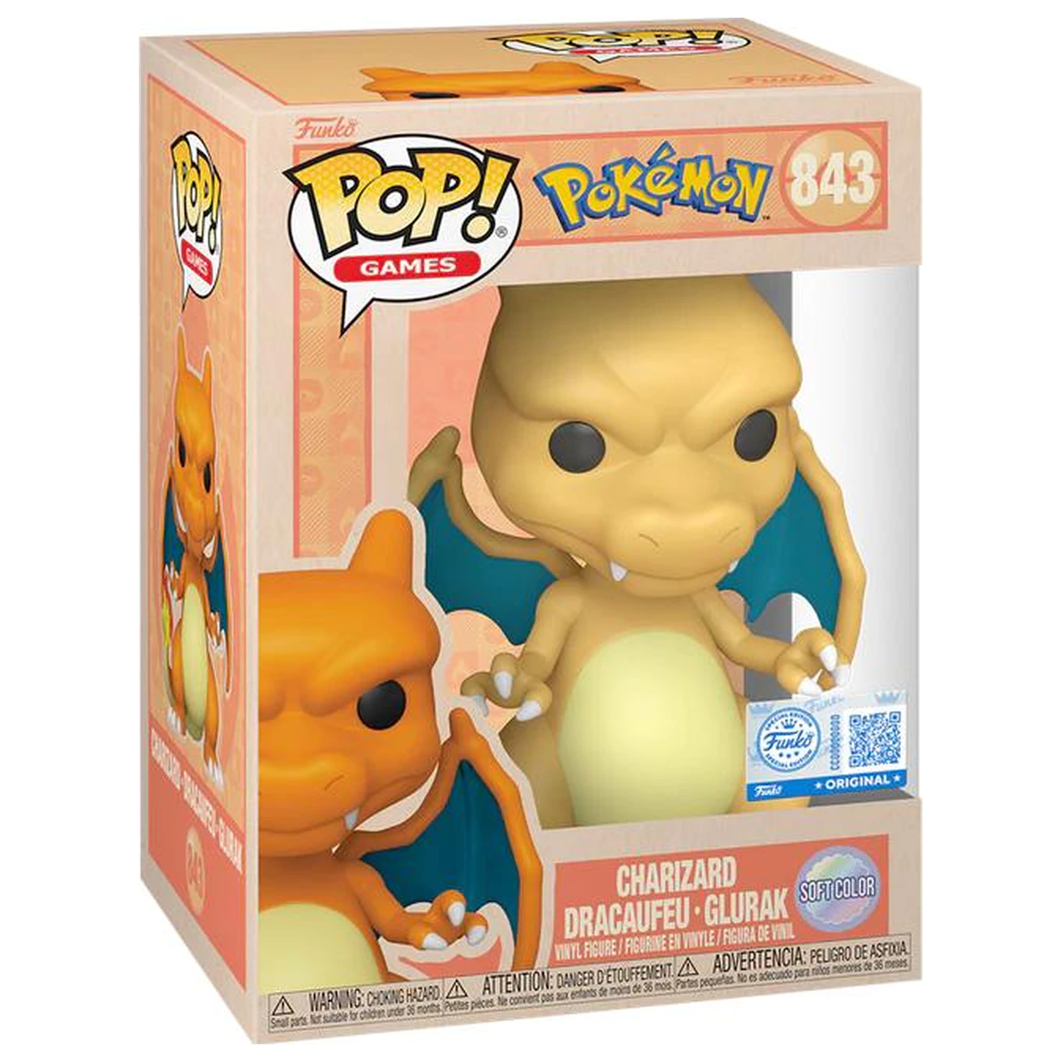 Pokémon Funko POP! figúrka Charizard (Soft Color) produktová fotografia