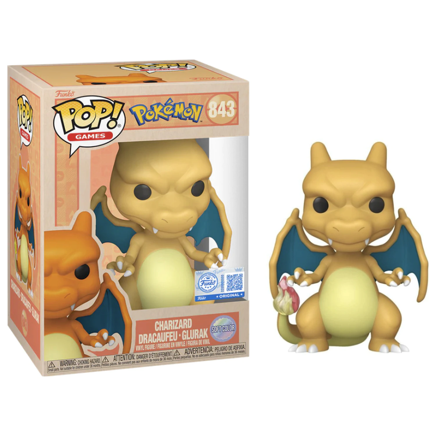 Pokémon Funko POP! figúrka Charizard (Soft Color) produktová fotografia