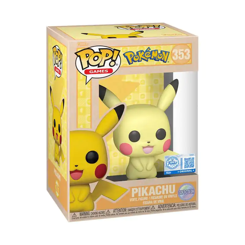 Pokémon Funko POP! Hry vinylová figúrka Pikachu (SftClr) 9 cm produktová fotografia