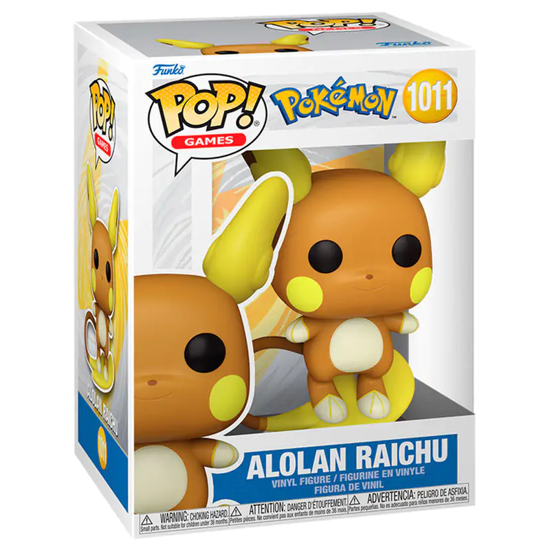 Pokemon Funko POP! Games Vinylová figúrka Raichu(Alolan)(EMEA) 9 cm produktová fotografia