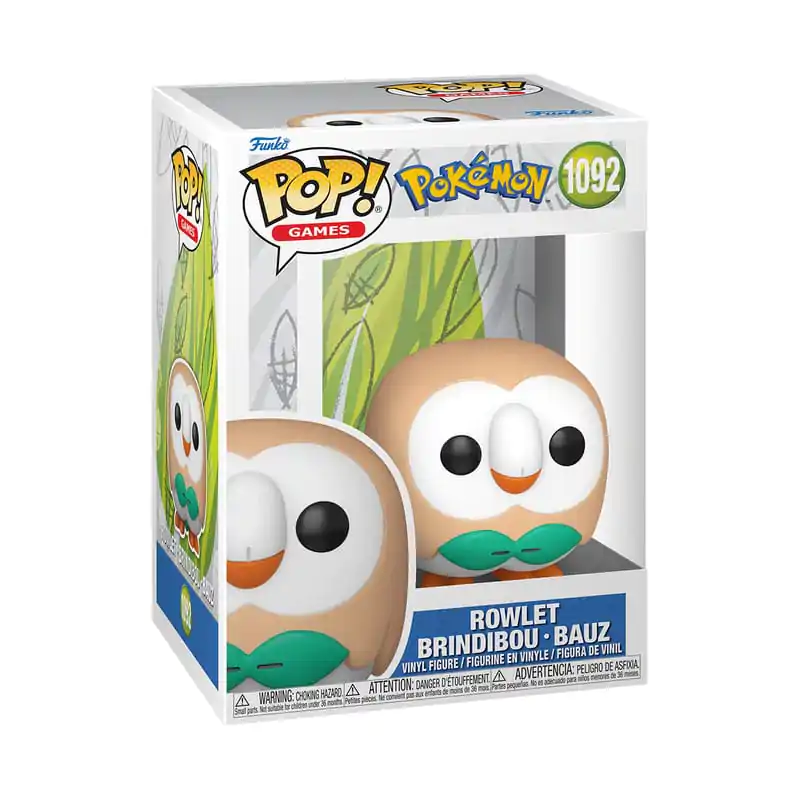 Pokemon Funko POP! Hry vinylová figúrka Rowlet 9 cm produktová fotografia