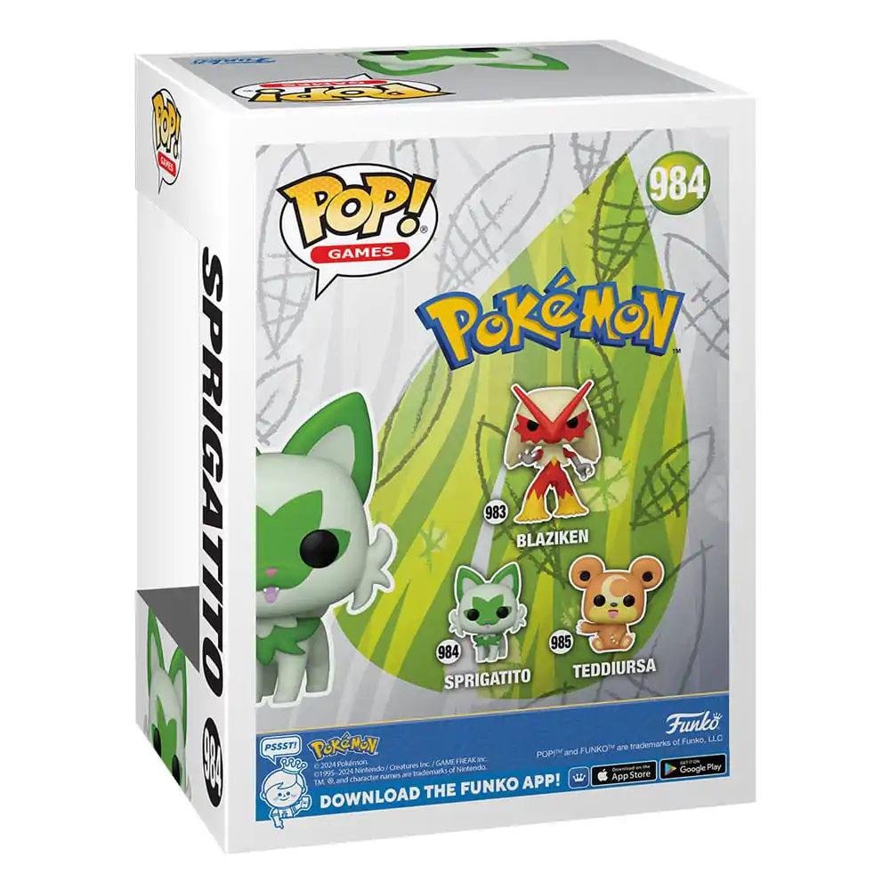 Pokémon Funko POP! Games Vinyl figura Sprigatito (EMEA) 9 cm termékfotó