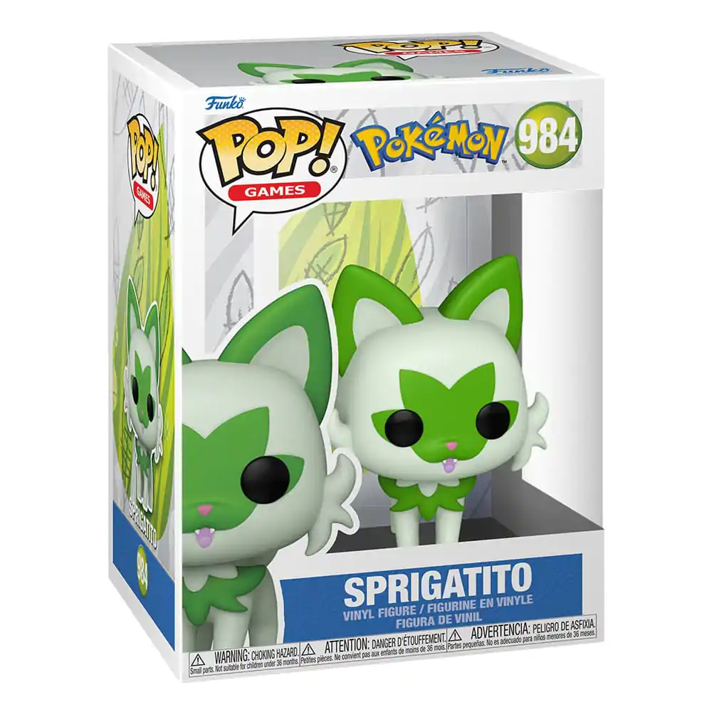 Pokémon Funko POP! Games Vinyl figura Sprigatito (EMEA) 9 cm termékfotó