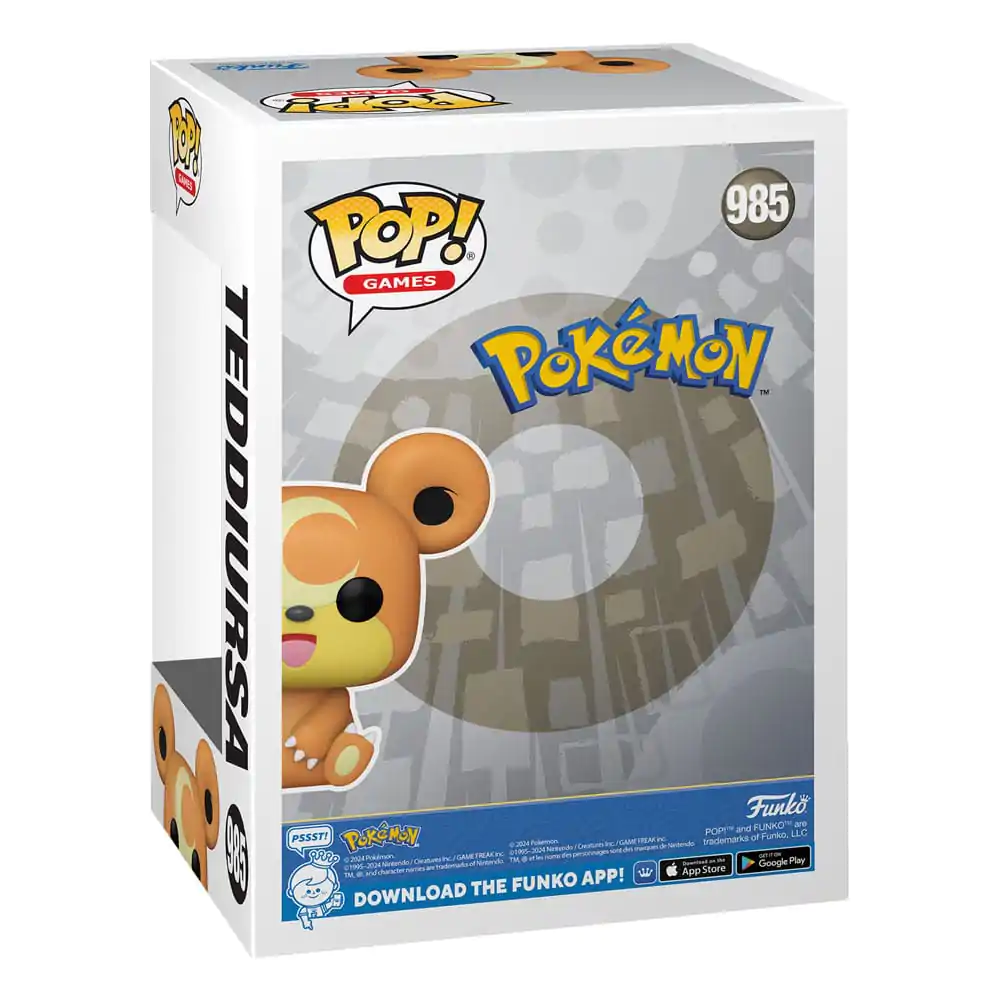 Pokemon Funko POP! Games vinylová figúrka Teddiursa (EMEA) 9 cm termékfotó