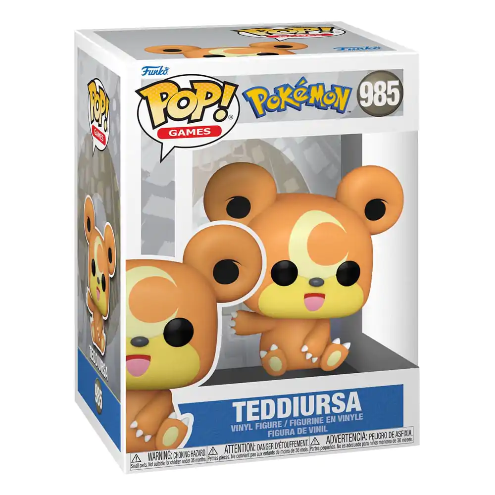 Pokemon Funko POP! Games vinylová figúrka Teddiursa (EMEA) 9 cm termékfotó