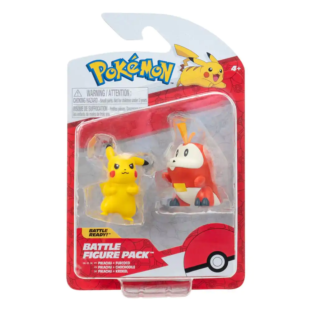 Pokémon Gen IX Battle figúrka balenie Mini figúrka 2-Pack Pikachu & Fuecoco 5 cm produktová fotografia