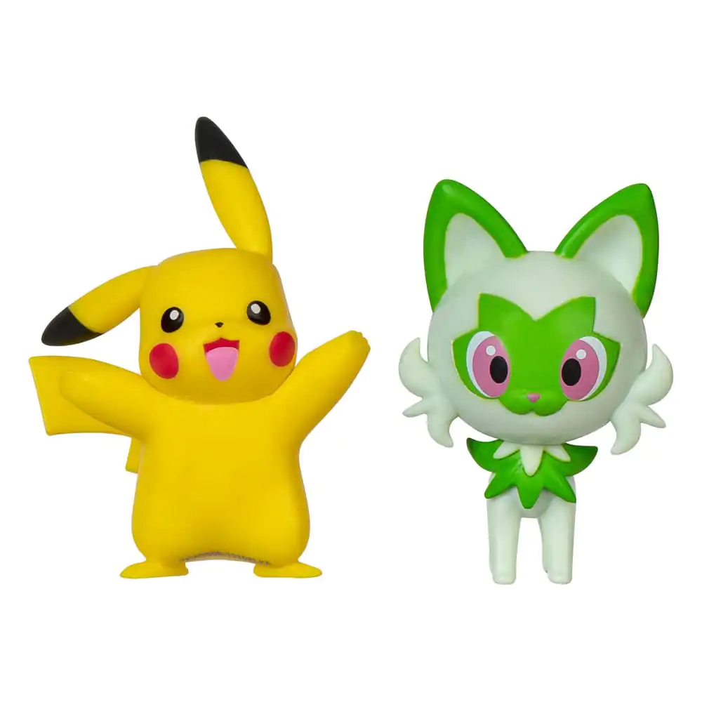 Pokémon Gen IX Battle Figure Pack Mini figúrka 2-balenie Pikachu & Sprigatito 5 cm produktová fotografia
