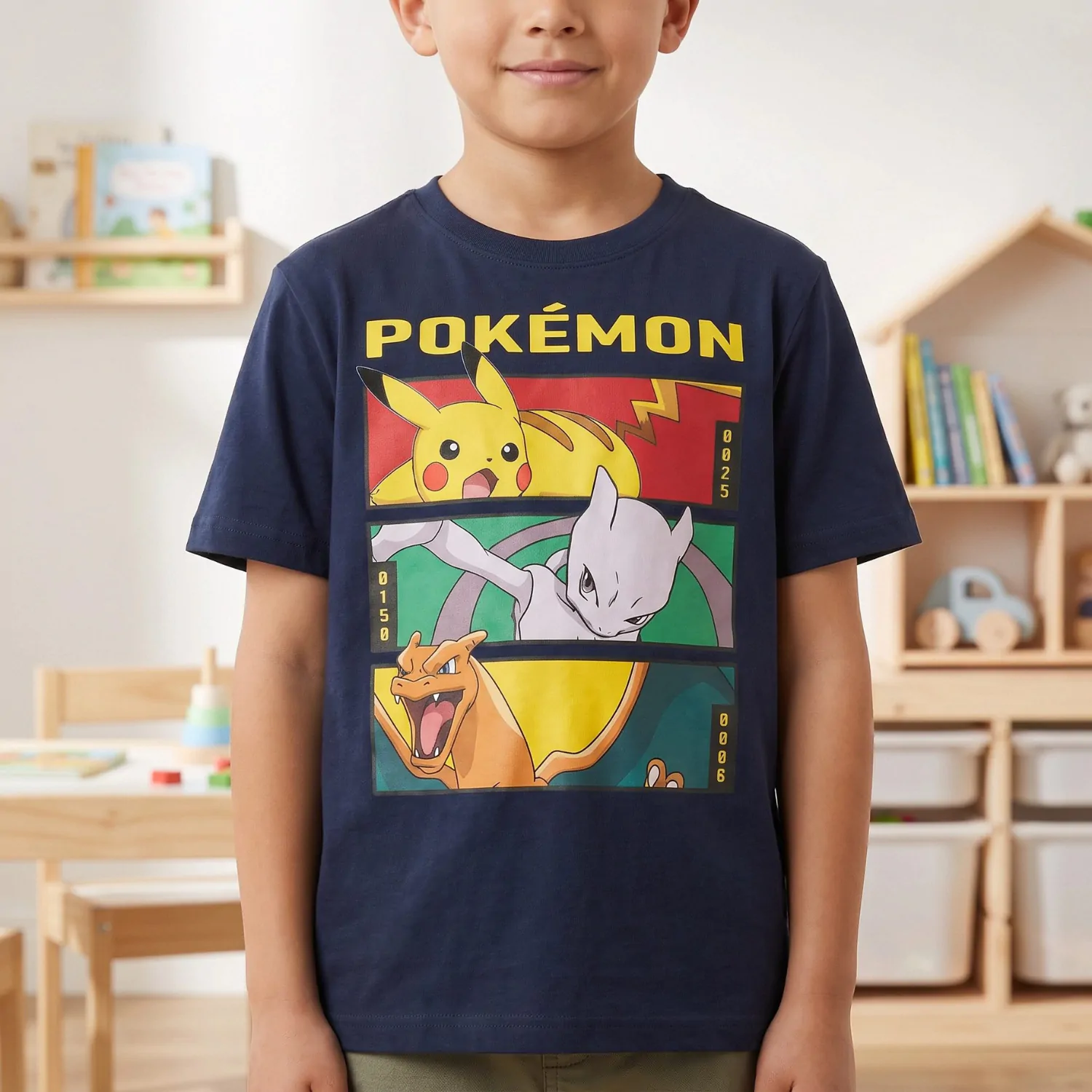 Pokemon detské tričko produktová fotografia