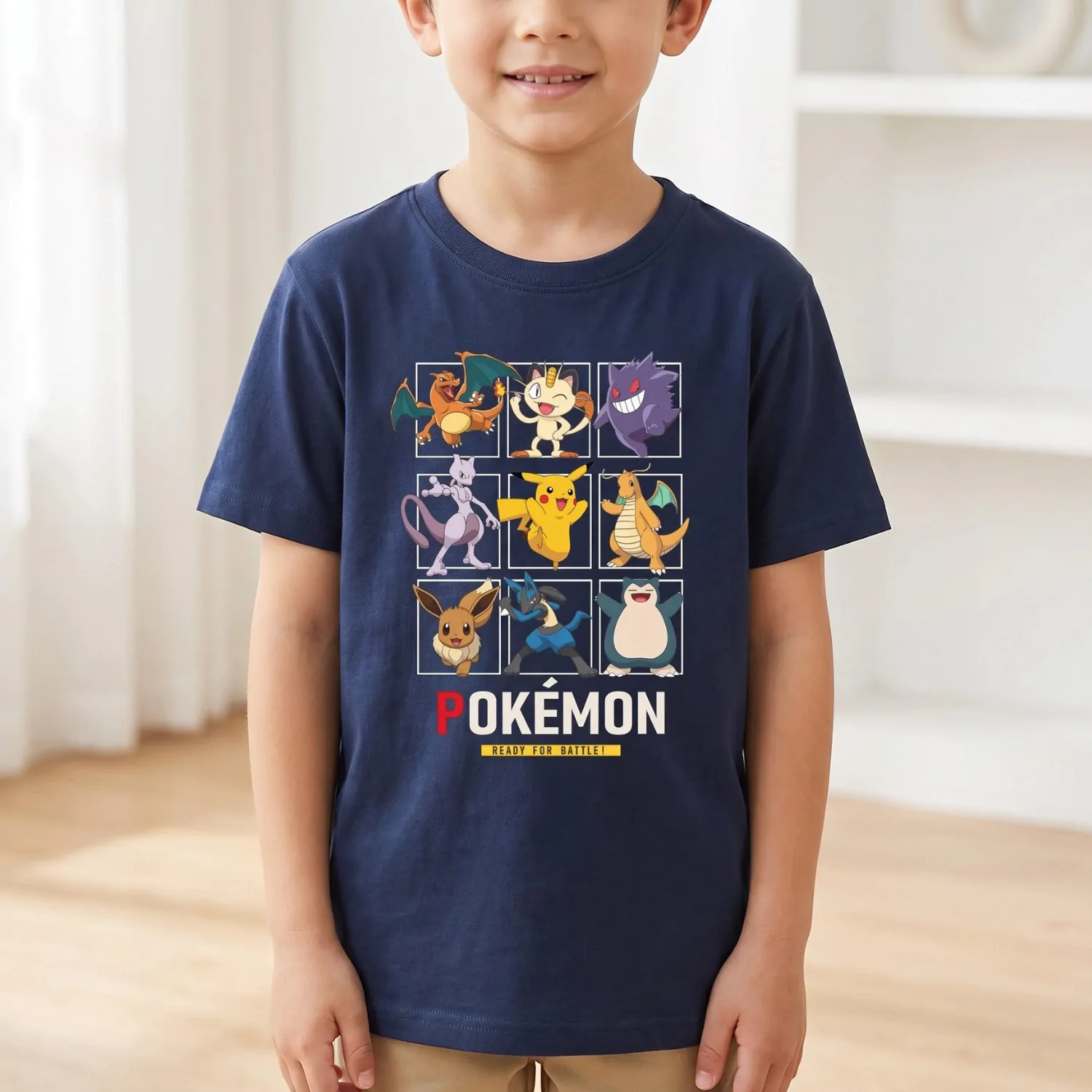 Pokemon detské tričko produktová fotografia