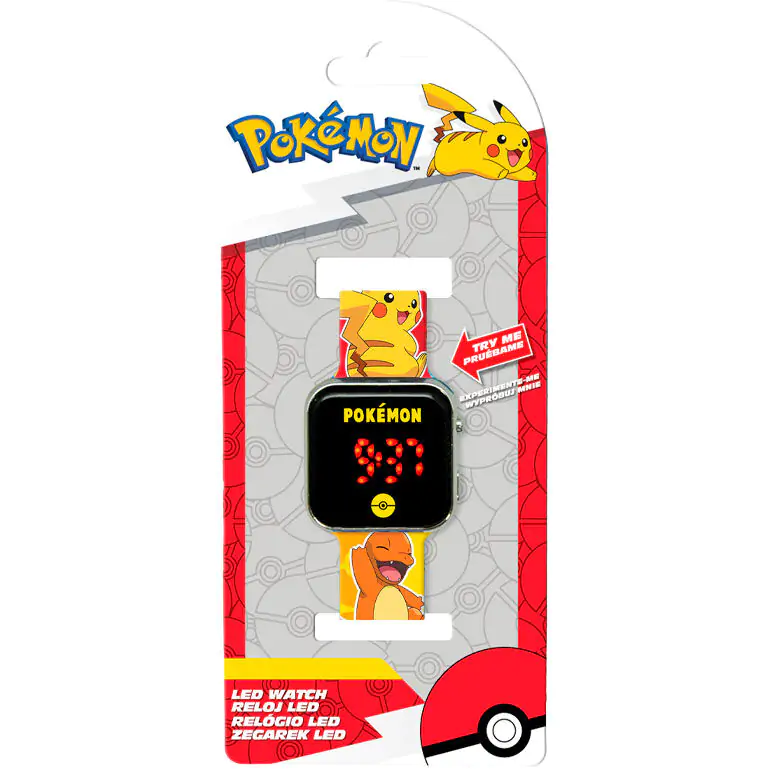 Pokemon LED hodinky produktová fotografia